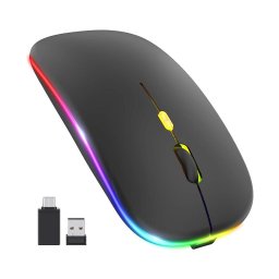 Mouse M1 Black – Mouse wireless 2.4 GHz, optic 1600 DPI, 3 butoane + scroll, negru