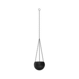 Ghiveci de flori suspendat 155x20 cm negru