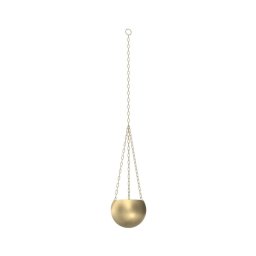 Ghiveci de flori suspendat 155x20 cm auriu