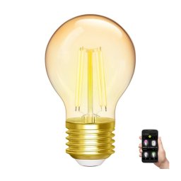 Bec LED dimabil Aigostar FILAMENT G45 E27/4,5W/230V 2700-6500K Wi-Fi