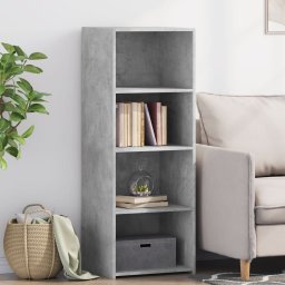 Dulap înalt, gri beton, 45x41x124 cm, lemn prelucrat GartenMobel Dekor