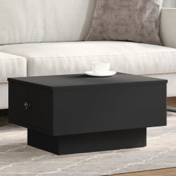 Masa de cafea, negru, 60x45x31 cm, lemn prelucrat GartenMobel Dekor