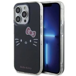 Husa IML Kitty Face case for iPhone 15 Pro Max - black