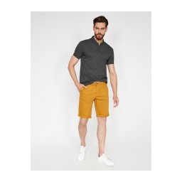 Koton Men's Yellow Pocket Detaliu Sortare