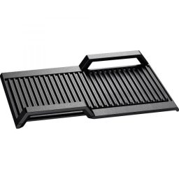 Placa BOSCH Grill HEZ390522 - 17000300, Pentru inductie, Material aluminiu turnat manual sub presiune, Strat ceramic antiaderent, L37cm, l25cm, G2.6kg