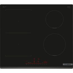 Plita incorporabila Bosch PVS631HB1E, Inductie, 4 zone de gatit, Combi Zone, Power Boost, Home Connect, 60cm, Negru
