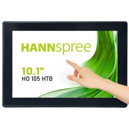 Monitor Portabil TFT LED Hannspree 10.1" HO105HTB, WXGA (1280 x 800), VGA, HDMI, Touchscreen, Negru