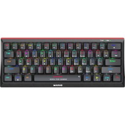 Tastatura KG962G RGB Black Red Switch Mecanica