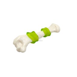 GimDog I Bone os de jucărie aromatizat - bacon 1 buc - 17,8 cm