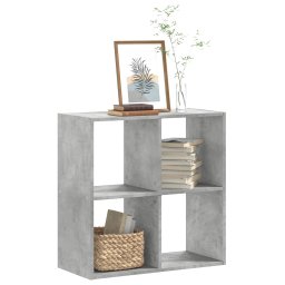 Biblioteca, gri beton, 68,5x32x68,5 cm, lemn prelucrat GartenMobel Dekor