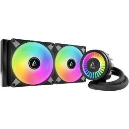 Liquid Freezer III 280 ARGB, 2 ventilatoare de 140 mm, Negru