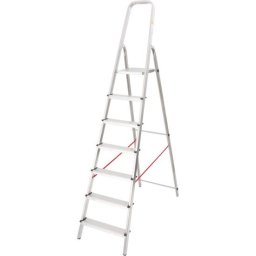 Scara aluminiu, Master, 6 trepte, platforma, max 125 kg, 2.15 m