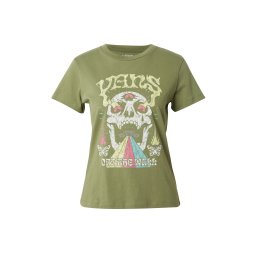 VANS Tricou 'SKULL SAUCER' albastru deschis / oliv / verde pastel / alb