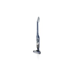 Aspirator vertical cu acumulatori Flexxo Gen2 28Vmax Serie 4, multifunctional 2in1, Tehnologia litiu-ion de la Bosch, Filtru lavabil, Perie AllFloor Power cu LED-uri, Royal blue metallic