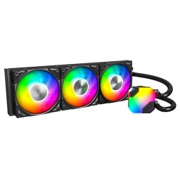 Montech HyperFlow ARGB 360, 3 ventilatoare de 120 mm, 2200 rpm, Negru