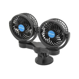 Ventilator auto cu ventuză 7W/12V negru