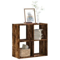 Biblioteca, stejar afumat, 68,5x32x68,5 cm, lemn compozit GartenMobel Dekor