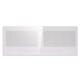 Klarstein Masterzone 90 Slim Flex, plită cu inducție, max. 7200 W, încorporat, 4 zone Flex, tehnologie ThermoBoost, Smart Flex (CP14-Mstrzone-90SF-W)