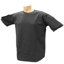 Tricou US MFH cu buzunare pe mâneci, negru