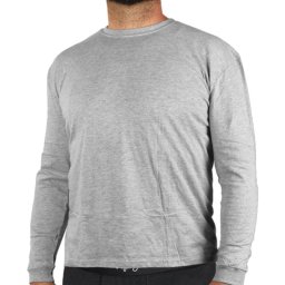 Tricou cu mânecă lungă gri