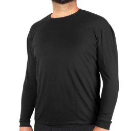 Tricou cu mâneci lungi negru