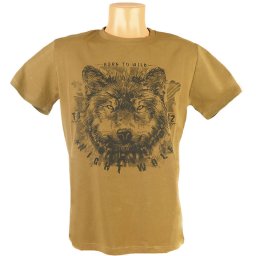 Tricou Night Wolf kaki