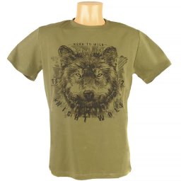 Tricou Night Wolf olive