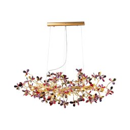 Lustră de cristal pe cablu 13xG9/40W/230V colorat
