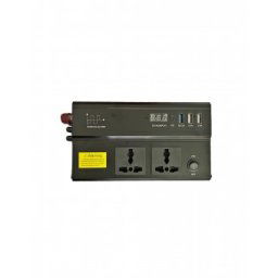 Invertor premium cu afisaj 12V-220V 500W priza , usb ,bricheta