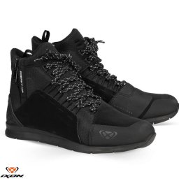 Ghete moto Urban femei All Season Ixon model Freaky WP LS culoare: negru (100% waterproof)
