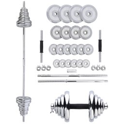Gantere si greutati DUMBBELLS/BARBELLS HMS STC50 CHROMIUM-PLATED STEEL 50 KG