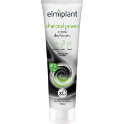 Elmiplant Crema Depilatoare 150Ml Pudra De Carbune Si Extras De Bambus
