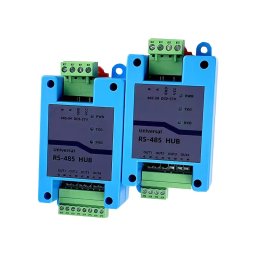 Repetor / Splitter RS-485 cu o intrare și 2 ieșiri, PW-2CH-RS485