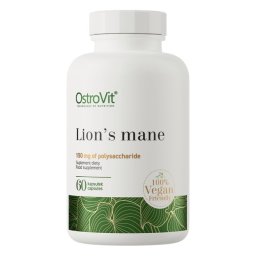 OstroVit Lion’s Mane Vege 500 mg 60 capsule - Memorie si Concentrare