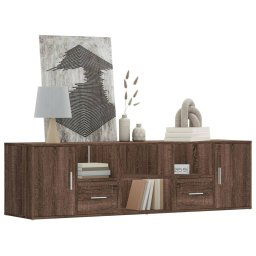 Dulap coltar, stejar maro, 160x40x45 cm, lemn prelucrat GartenMobel Dekor