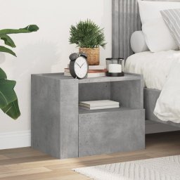 Noptiera de perete, gri beton, 45x30x35 cm GartenMobel Dekor