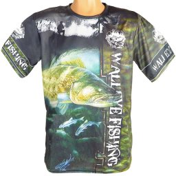 Tricou de pescuit Walleye Șalău