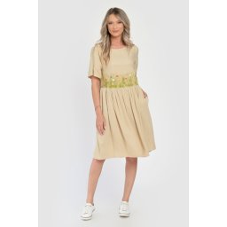 Rochie Medie V288, cu model Floral