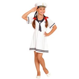 Costum marinarita fete alb - 11 - 13 ani / 158 cm