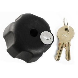 Buton de blocare cu cheie RAM ® cu insertie din otel pentru brate tubulare de dimensiune C