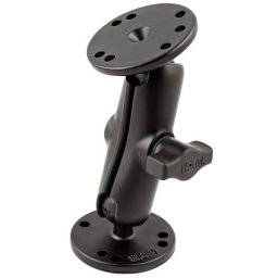 RAM® Suport universal cu bila dubla cu doua placi rotunde - Dimensiune B Mediu