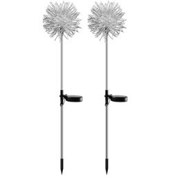 Set 2 Lampi solare sub forma de Papadie alb cald