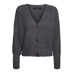 VERO MODA Geacă tricotată 'VMLea' gri închis