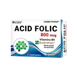 Acid Folic Quatrefolic 800mcg 30cps Cosmo Pharm