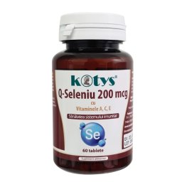 Q-Seleniu 200mcg cu Vitaminele A, C, E 60tb Kotys