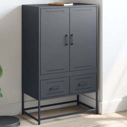 Dulap înalt, antracit, 68x39x111,5 cm, otel laminat la rece GartenMobel Dekor