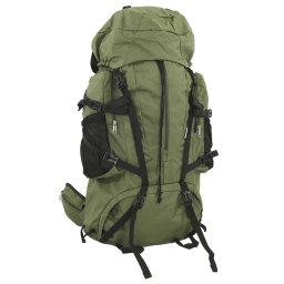 Rucsac de drumetie, verde kaki, 60 L, tesatura oxford GartenMobel Dekor