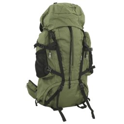 Rucsac de drumetie, verde kaki, 80 L, tesatura oxford GartenMobel Dekor