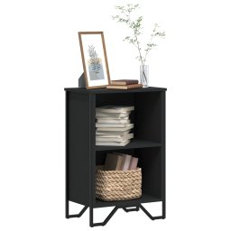 Biblioteca, negru, 50x31x74,5 cm, lemn prelucrat GartenMobel Dekor