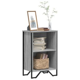 Biblioteca, gri sonoma, 50x31x74,5 cm, lemn prelucrat GartenMobel Dekor